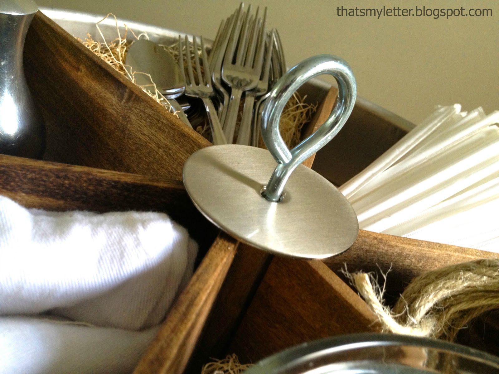 That's My Letter DIY Tabletop Lazy Susan
