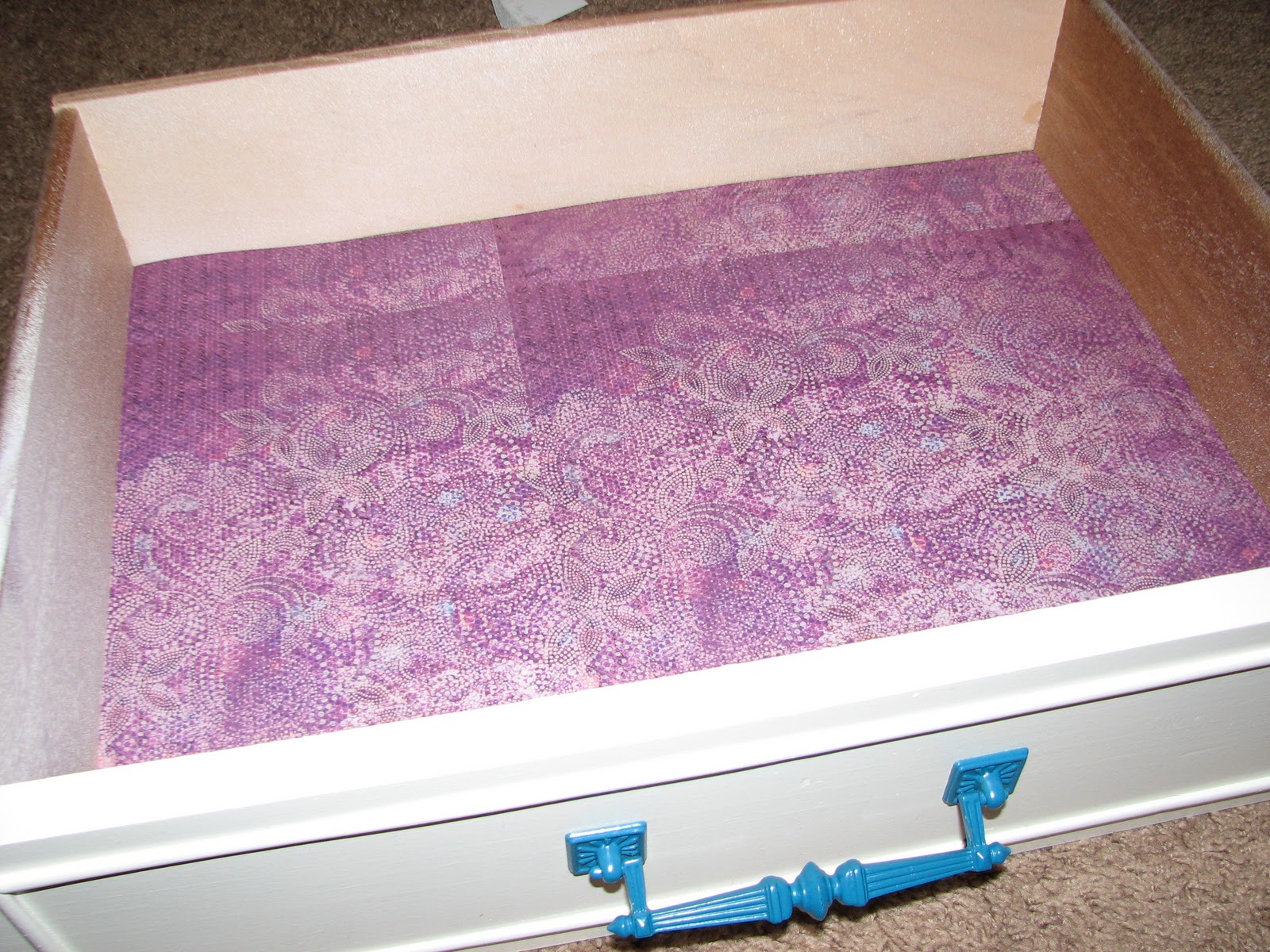 Little Miss Martha Lining Dresser Drawers