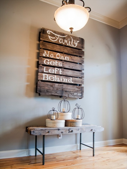 Pallet Wall Art Ideas