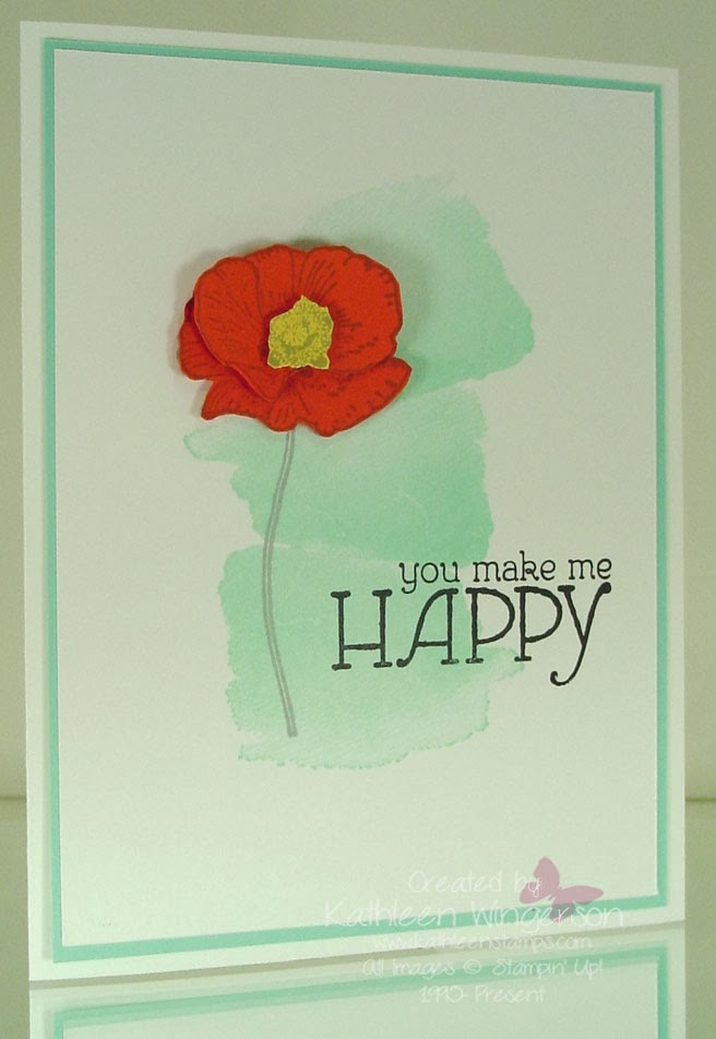 KathleenStamps Stampin' Up! Happy Watercolor stamp set preview
