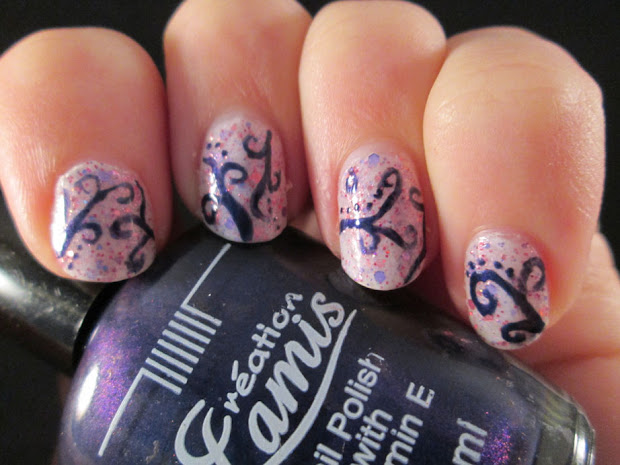 piggieluv curly nail art