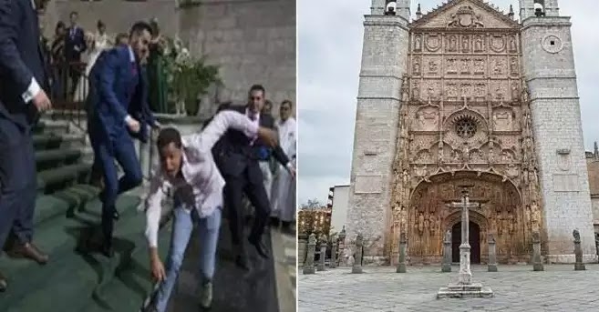 ΙΣΠΑΝΙΑ: Μουσουλμάνος φωνάζοντας «Αλλάχ ακμπάρ» διέλυσε γάμο σε εκκλησία (VID) ΙΣΠΑΝΙΑ: Μουσουλμάνος φωνάζοντας «Αλλάχ ακμπάρ» διέλυσε γάμο σε εκκλησία (VID)