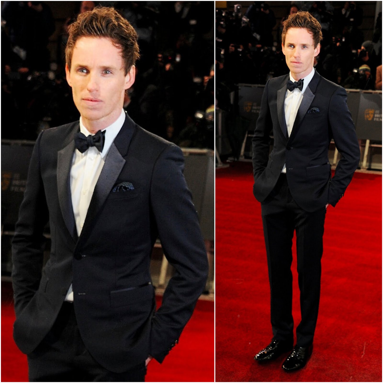 00O00 Menswear Blog Eddie Redmayne in Burberry - 66th BAFTA Awards, EE British Academy Film Awards at The Royal Opera House London