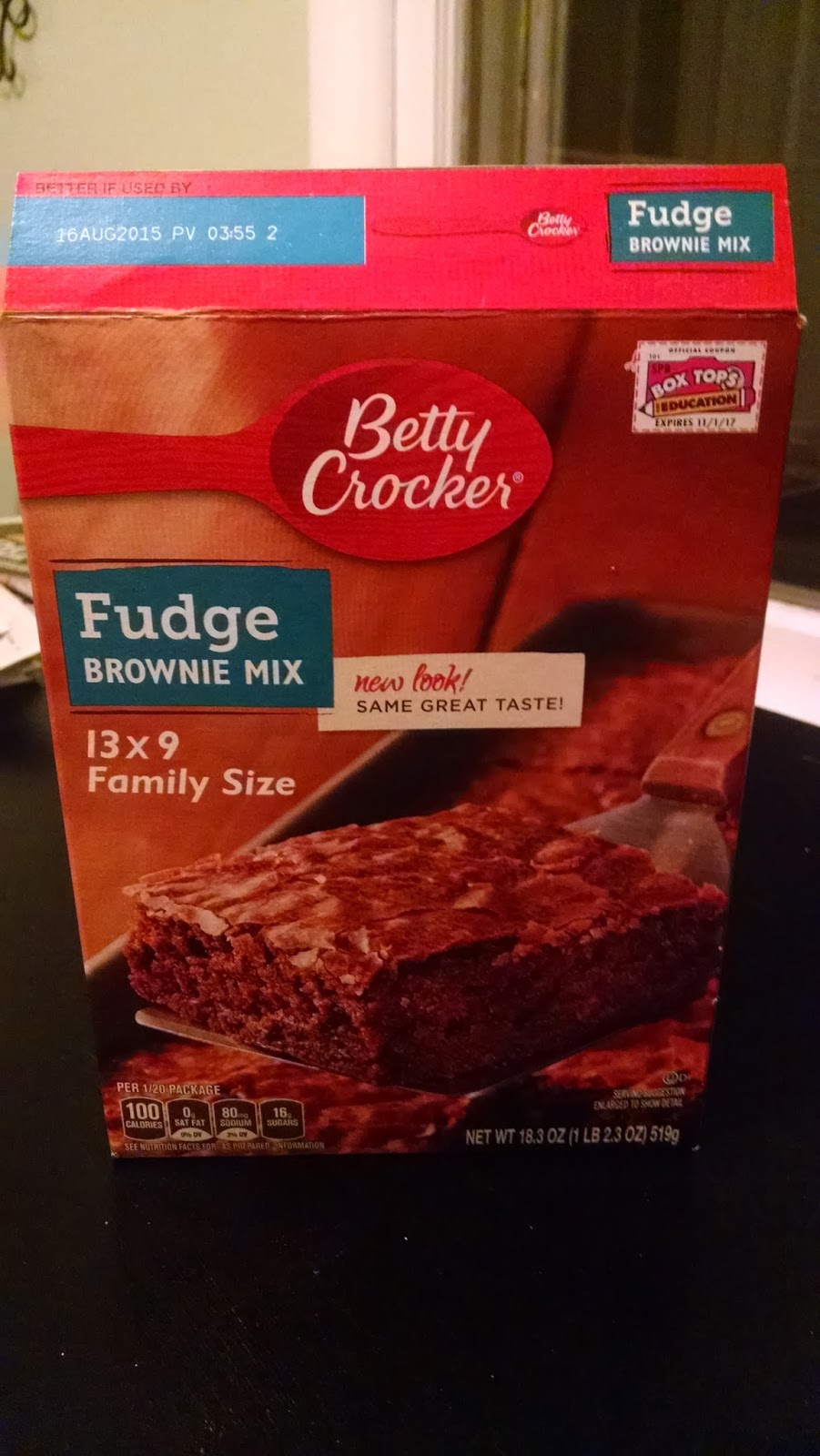 Betty Crocker Fudge Brownie Mix Family Size 18.3oz. (Pack of 4)