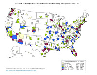 U.S. New Privately-Owned Housing Units Authorized by Metropolitan Area: 2011
