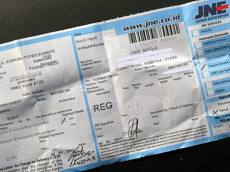 Cek Resi Jne Tebing Tinggi