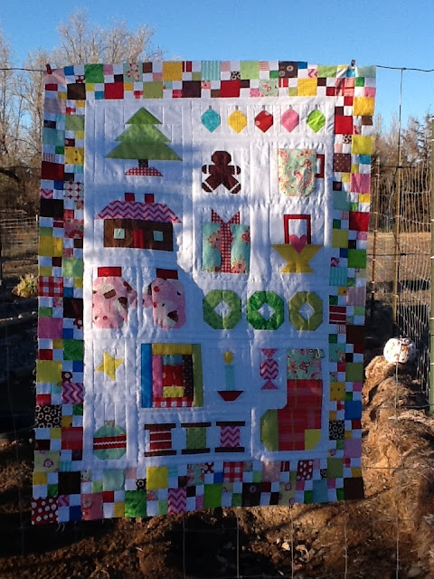 Christmas sampler quilt