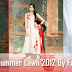 Crescent Summer Lawn 2012 By Faraz Manan | New Summer Lawn Collection 2012 By Crescent