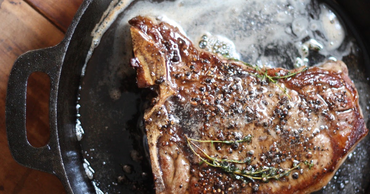 E.A.T. IronSkillet Steak with Thyme Butter