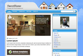 SweetHome Blogger Template