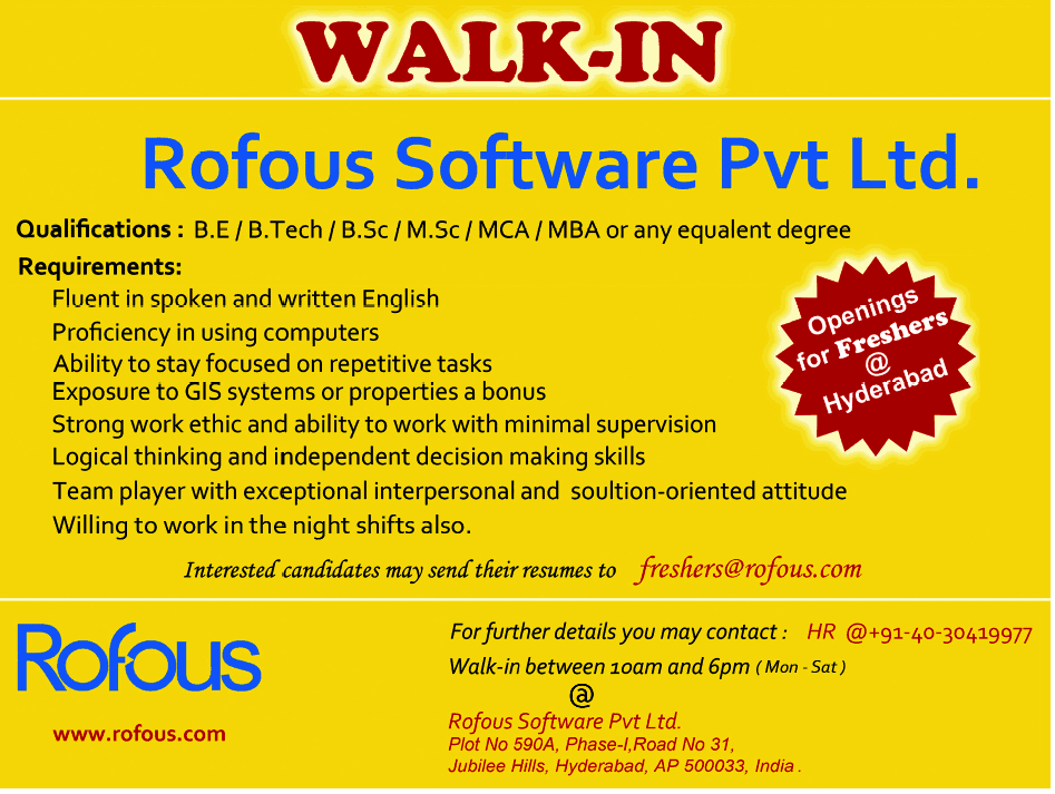 Urgent Requirement at Google Hyderabad JOB DESCRIBER "The Google Maps