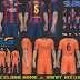 PES 2014 Barcelona Home & Away Kit 2014-15 by SRT