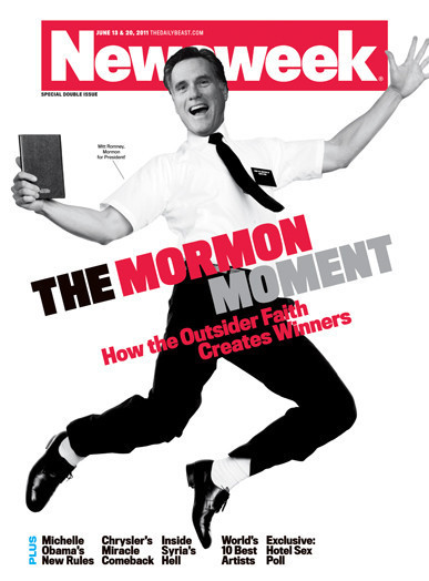 Newsweek, Portraying Romney as newsweek romney cover. Newsweek, Portraying Romney as