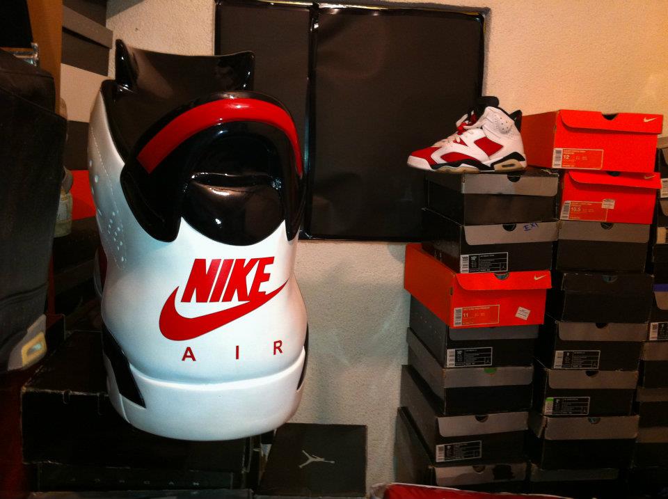 jordan 6 with nike air on back