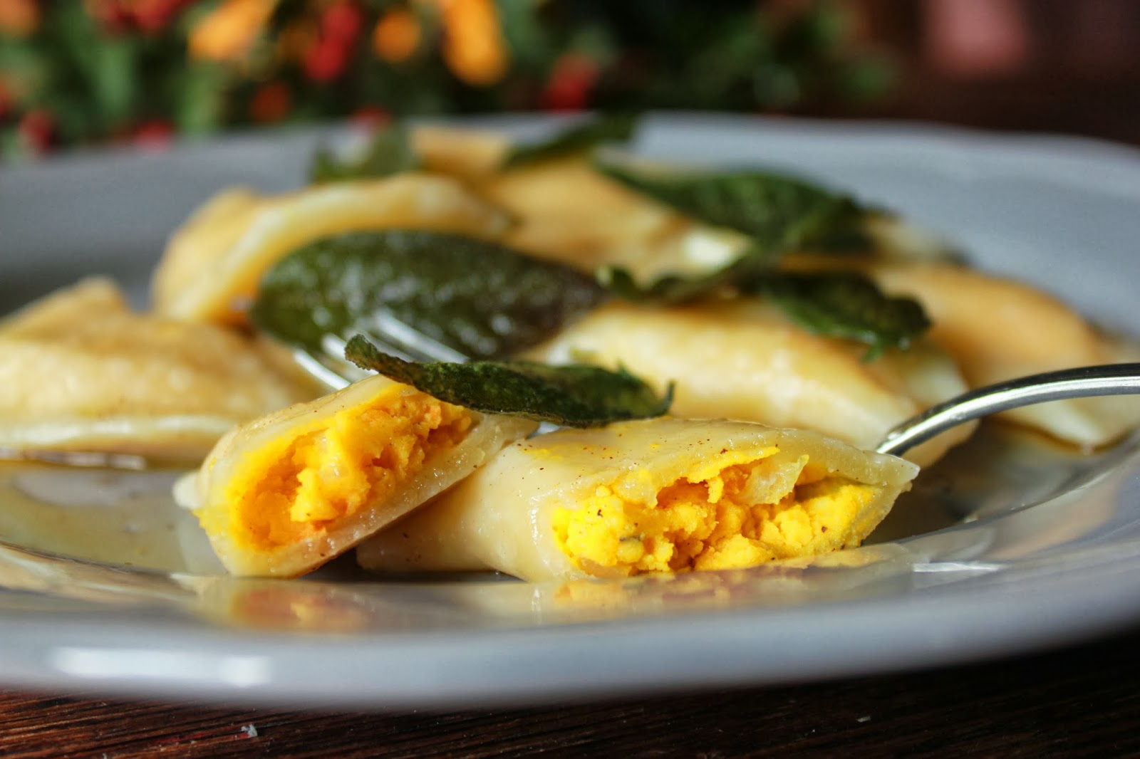 Pierogi z dynią i ricottą