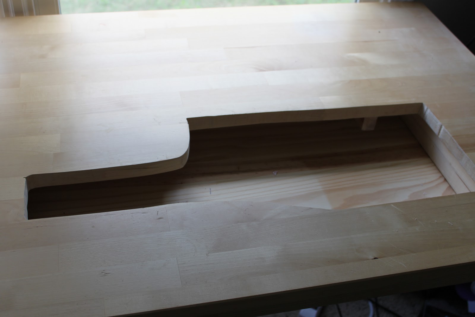 How To Customize An Ikea Table For Your Sewing Machine Frecklemama