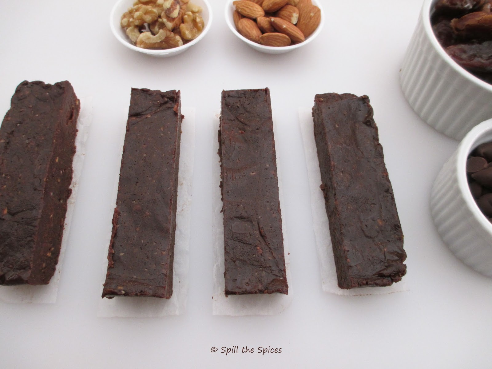 Dates and Chocolate Chips Bar Spill the Spices