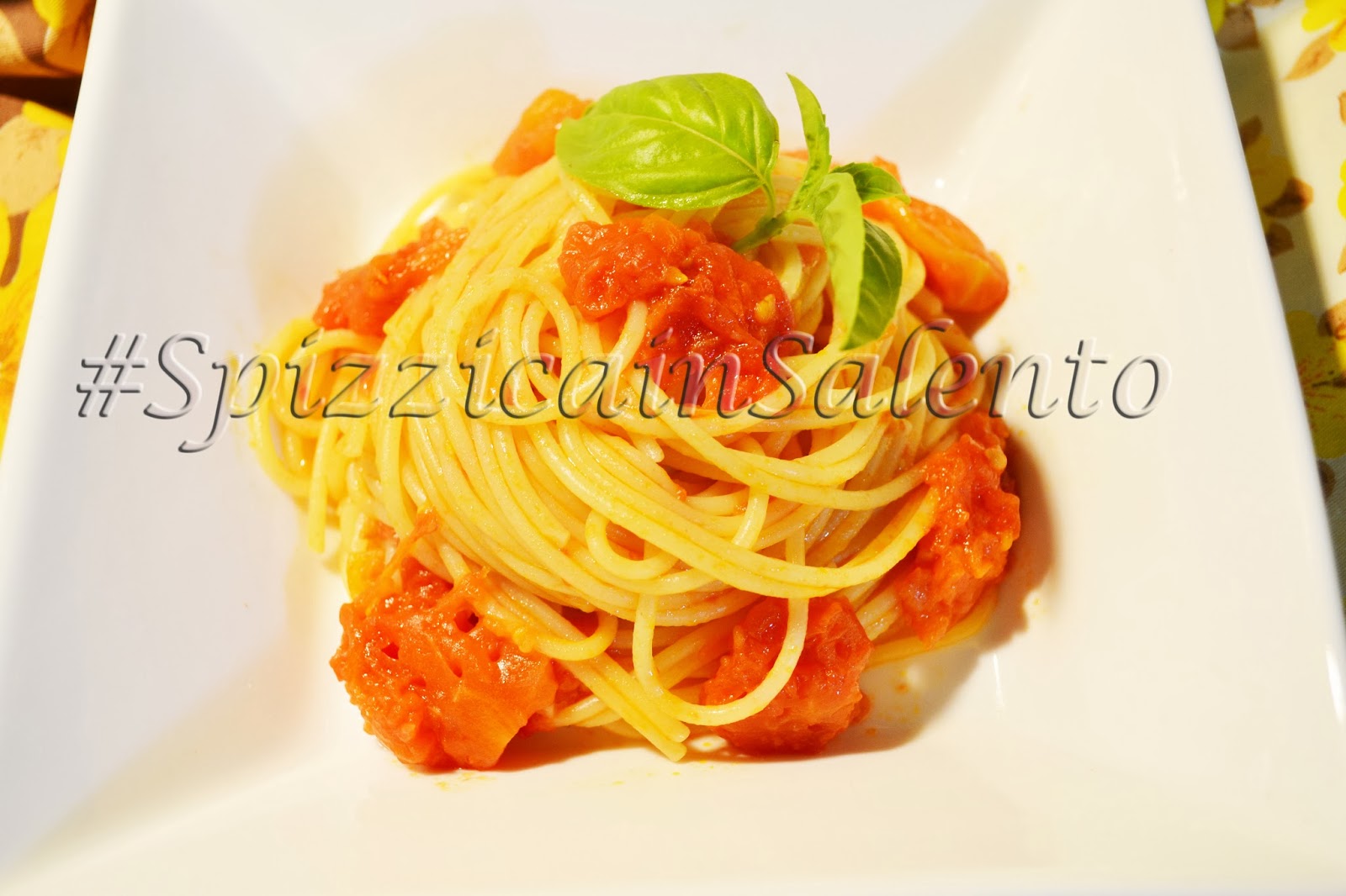 giornata internazionale della cucina italiana idic2014 - spaghetti pomodoro e basilico