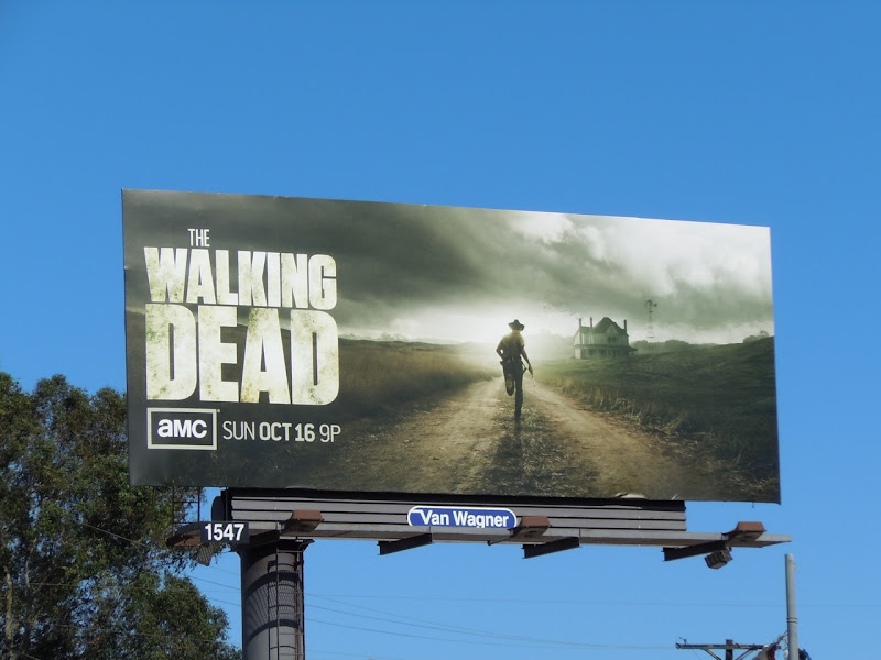 The Walking Dead season 2 billboard