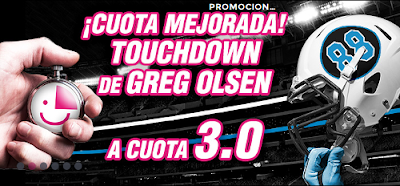 wanabet superbowl cuota mejorada Touchdown Greg Olsen cuota 3 wanabet superbowl cuota mejorada Touchdown Greg Olsen cuota 3