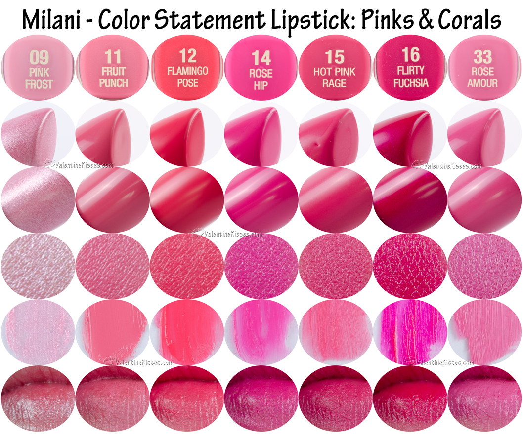 milani color statement lipstick flirty fuchsia When it comes to drugstore makeup, milani cosmetics is one of the more well known brands out there and for good reason for this review, i will be talking about all 36 of the color statement lipsticks available from the brand the lipsticks themselves come in a lovely mirror-gold packaging and each one has the color swatch. milani color statement lipstick flirty fuchsia When it comes to drugstore makeup, milani cosmetics is one of the more well known brands out there and for good reason for this review, i will be talking about all 36 of the color statement lipsticks available from the brand the lipsticks themselves come in a lovely mirror-gold packaging and each one has the color swatch.