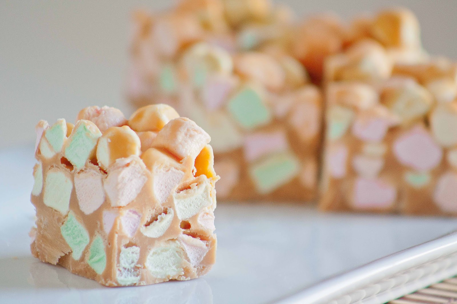 food.music.life. Butterscotch Marshmallow Squares