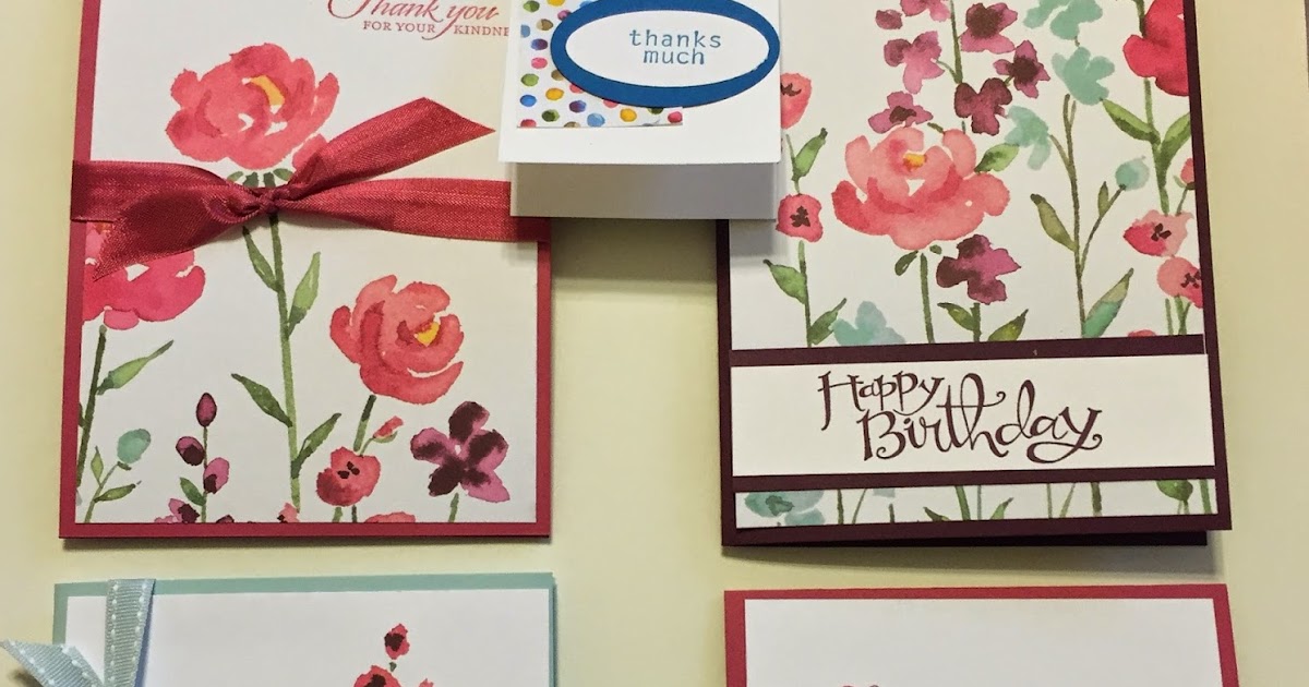 The Flying Stamper Painted Blooms DSP