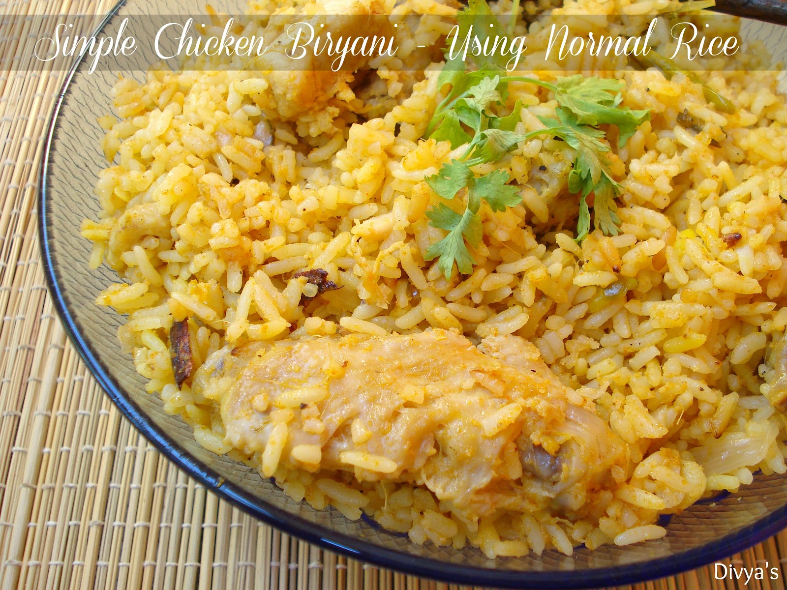Simple Chicken Biryani Using Normal Rice Biryani Without Basmati