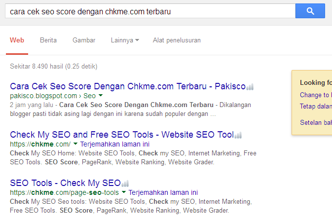 Masuk Page One :D Penampakan Jika Artikel Sudah Tersubmit di Google