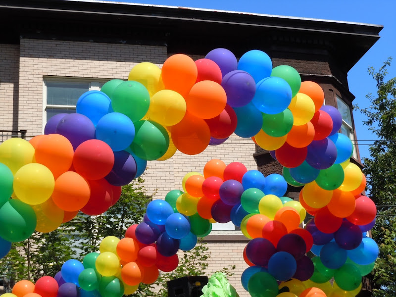 Vancouver Pride Parade balloons