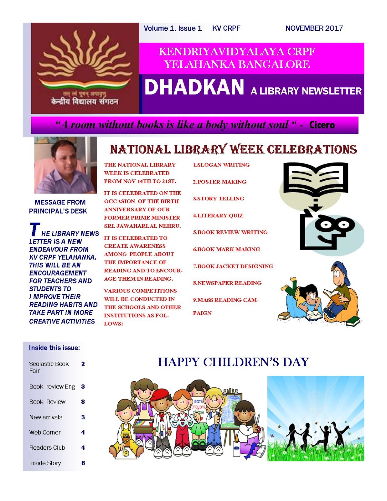 LIBRARY NEWSLETTER NOV 2007