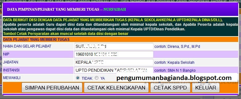 Jadwal, Daftar Peserta PLPG Rayon 108 Unja ( Universitas Jambi