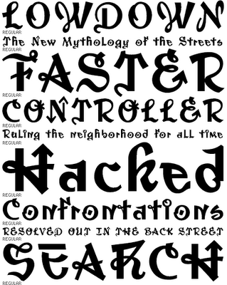 tribal font tribal font