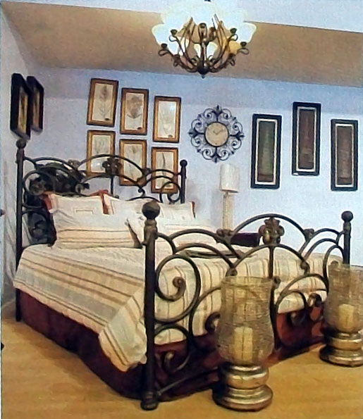 Home And Interior Design Artistic BedRoom With Wrought Iron