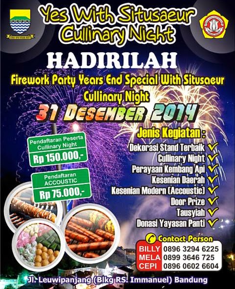 Situsaeur Culinary Night, 31 Desember 2014