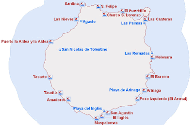 Las Palmas de Gran Canaria mapa Las Palmas de Gran Canaria mapa
