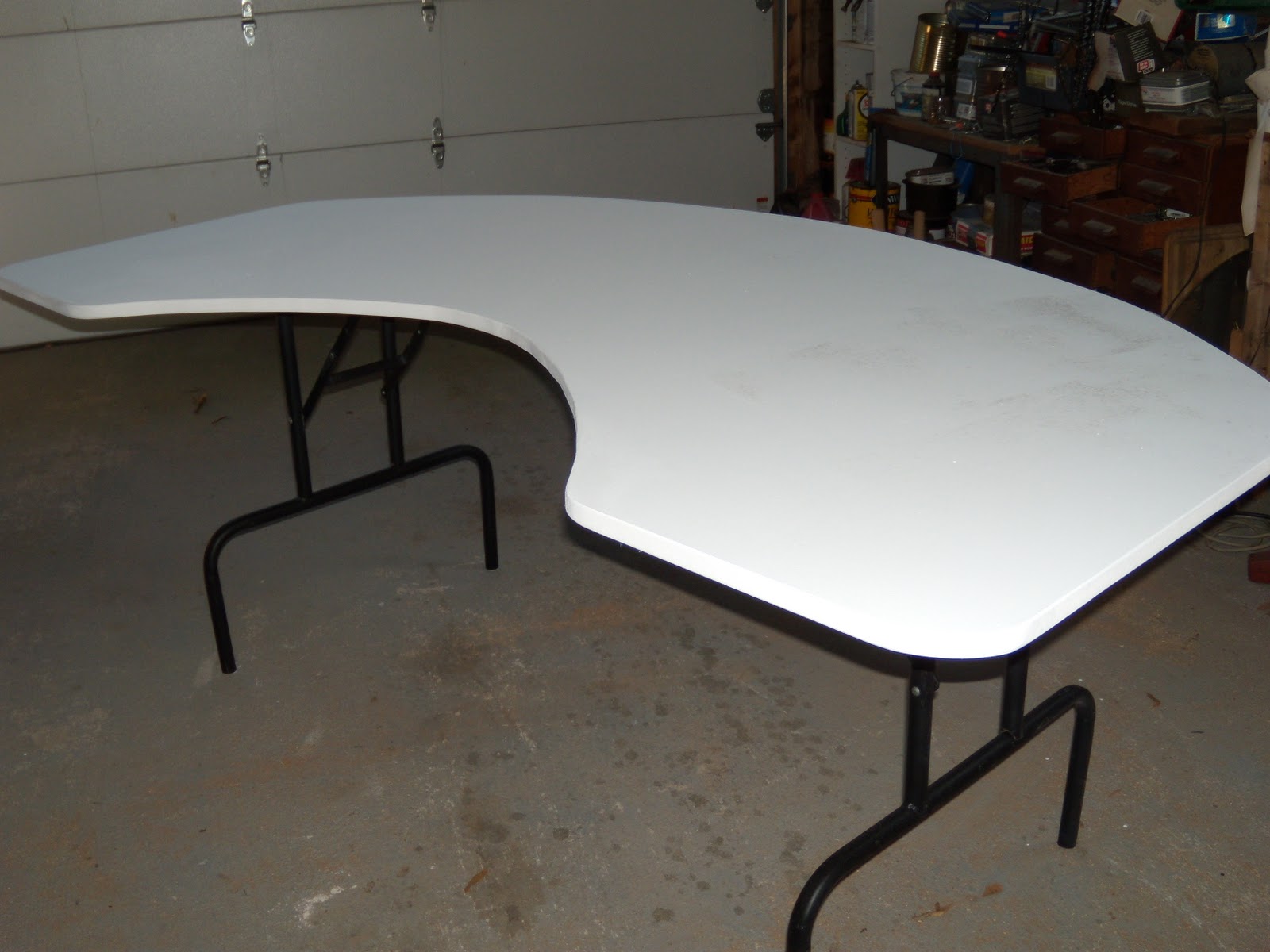 Sweet P's Class Notes Homemade Kidney Table Kidney table, Table