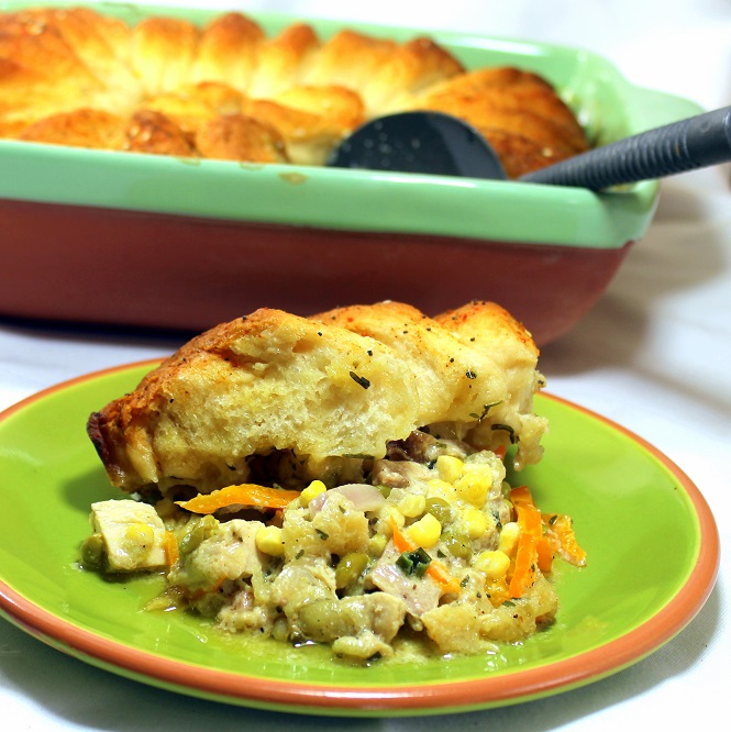 52 Ways to Cook Chicken Alfredo Biscuit Pot Pie