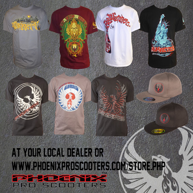 Inside Scooters New Shirts from Phoenix Pro Scooters