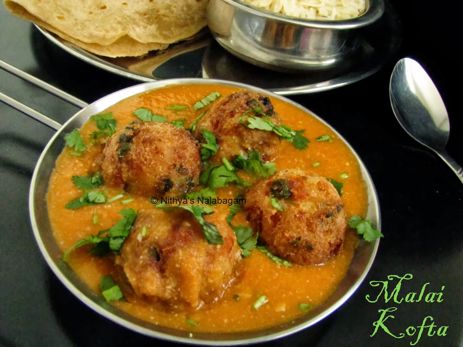 Malai Kofta Step by step pictures Nithya's Nalabagam