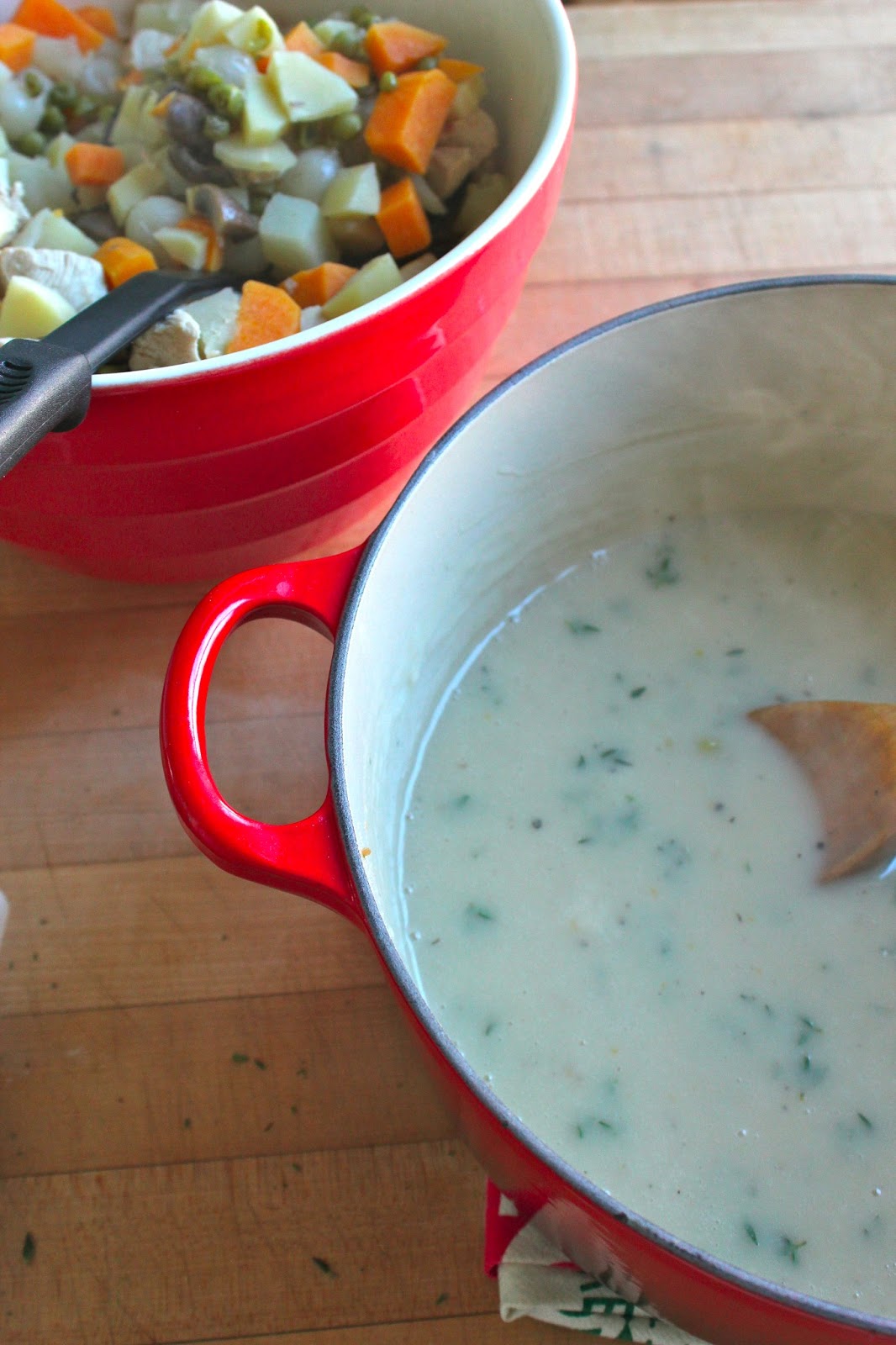Carey On Lovely Chicken and Root Vegetable Pot Pie