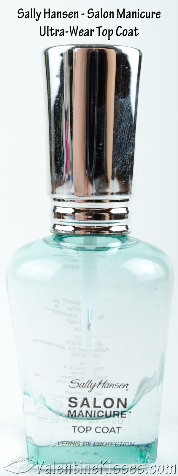 Valentine Kisses Sally Hansen 2 top coats Diamond Flash Fast Dry