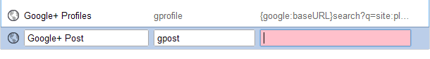 New Search Value