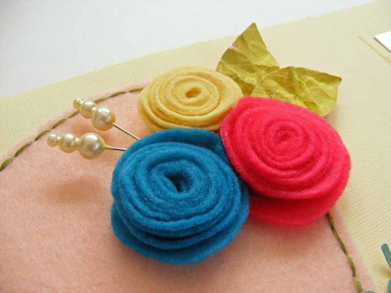 Chasing Paper Dreams Rolled Felt Flower TutorialSuper Easy!