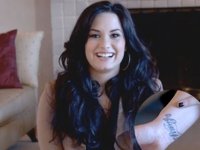 demi lovato tattoo