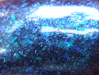 Blurple Duochrome Flaky Layering MACRO