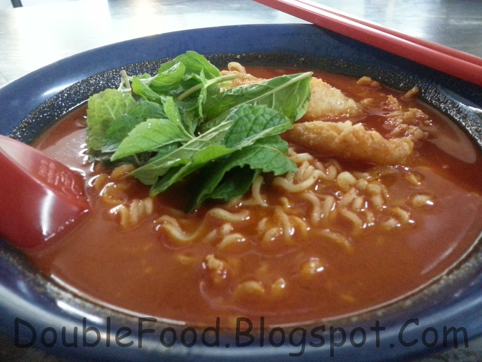 Best and Unique Tom Yum Noodle Soup in Penang Double Food Reviews