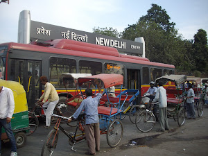 New Delhi Railway station outside Paharganj.(Thursday3-11-2011)