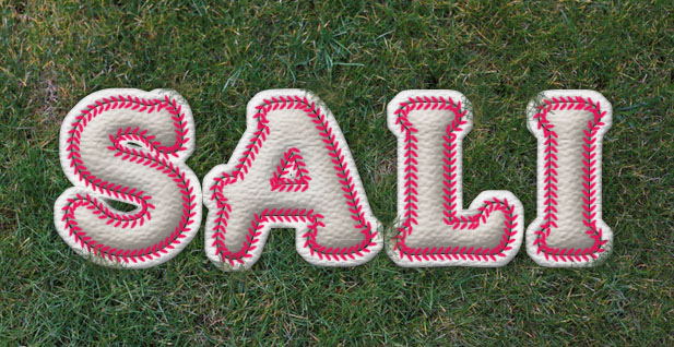 Baseball Inspired - Hiệu ứng chữ photoshop baseball-inspired,text effect photoshop, hiệu ứng chữ photoshop, hiệu ứng chữ khâu, hiệu ứng bóng chày