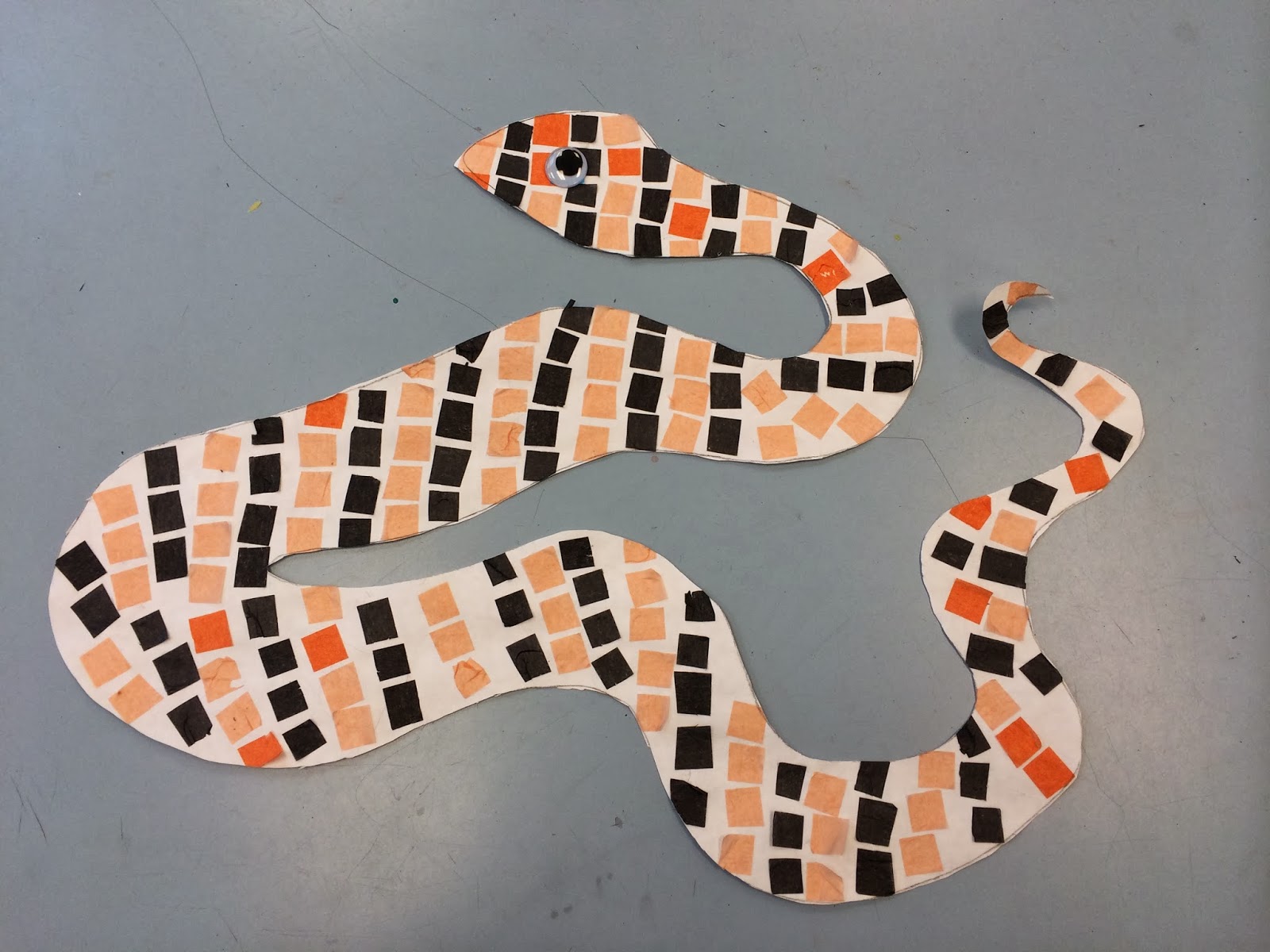 Mini Crayons Animal Mosaics